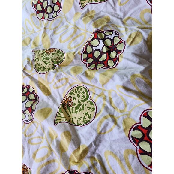 ANTHROPOLGIE Floral Fringe Cotton Shams (1-Euro, 1-Standard) Set of 2 - Picture 5 of 9